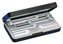 Zestaw stroików nr 5142 - 5 stroików z aluminium, w futerale z tworzywa