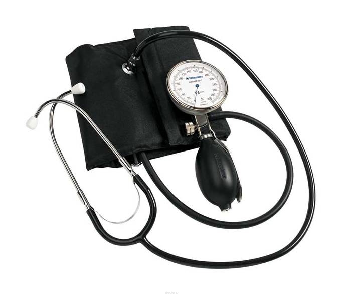 Ciśnieniomierz  ze zintegrowanym stetoskopem Sanaphon - do samodzielnego wykonywania pomiaru.