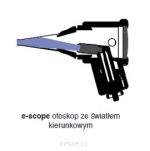 e-scope ze światłem kierunkowym