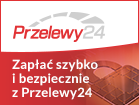Przelewy elektroniczne (e-przelewy) za pośrednictwem serwisu Przelewy24, w tym także kartą płatniczą